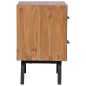 vidaXL Mesita de noche madera de teca maciza 40x35x55 cm vidaXL Mesita de noche madera de teca maciza 40x35x55 cm