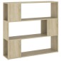 vidaXL Estantería divisor de espacios color roble Sonoma 100x24x94 cm vidaXL Estantería divisor de espacios color roble Sonoma 100x24x94 cm