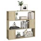 vidaXL Estantería divisor de espacios color roble Sonoma 100x24x94 cm vidaXL Estantería divisor de espacios color roble Sonoma 100x24x94 cm