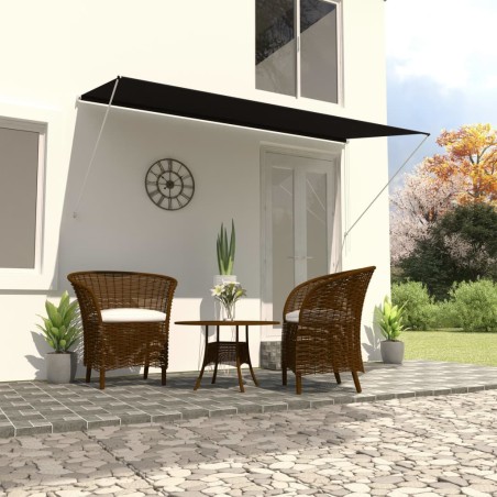 vidaXL Toldo retráctil 250x150 cm gris antracita