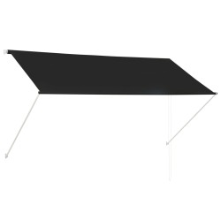 vidaXL Toldo retráctil 250x150 cm gris antracita