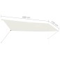 vidaXL Toldo retráctil 400x150 cm crema vidaXL Toldo retráctil 400x150 cm crema