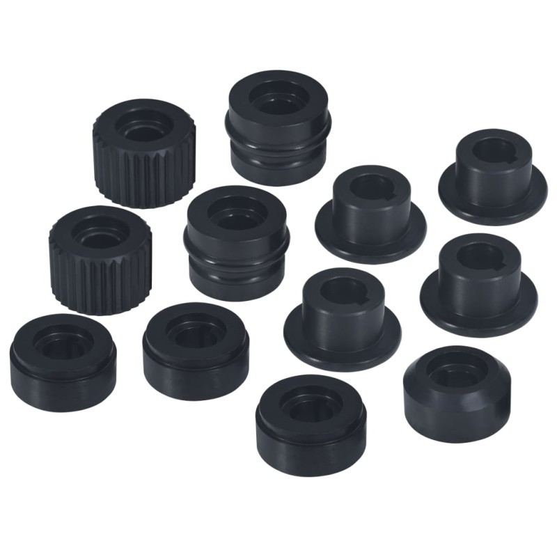 vidaXL Tuercas de brida para máquina de rebordear tubos acero 12 pzs vidaXL Tuercas de brida para máquina de rebordear tubos acero 12 pzs