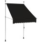 vidaXL Toldo retráctil de operación manual gris antracita 100 cm vidaXL Toldo retráctil de operación manual gris antracita 100 cm