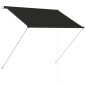 vidaXL Toldo retráctil gris antracita 100x150 cm vidaXL Toldo retráctil gris antracita 100x150 cm