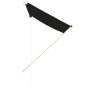 vidaXL Toldo retráctil gris antracita 100x150 cm vidaXL Toldo retráctil gris antracita 100x150 cm