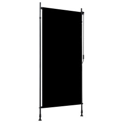 vidaXL Estor enrollable de exterior gris antracita 100x270 cm 