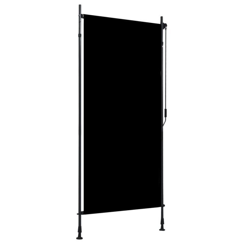 vidaXL Estor enrollable de exterior gris antracita 100x270 cm 
