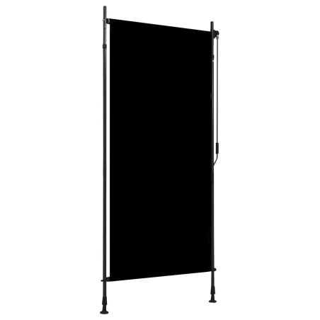 vidaXL Estor enrollable de exterior gris antracita 100x270 cm 
