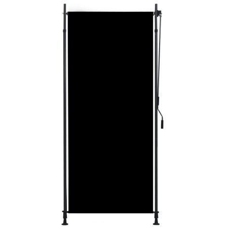 vidaXL Estor enrollable de exterior gris antracita 100x270 cm 