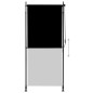 vidaXL Estor enrollable de exterior gris antracita 100x270 cm 