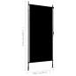 vidaXL Estor enrollable de exterior gris antracita 100x270 cm 