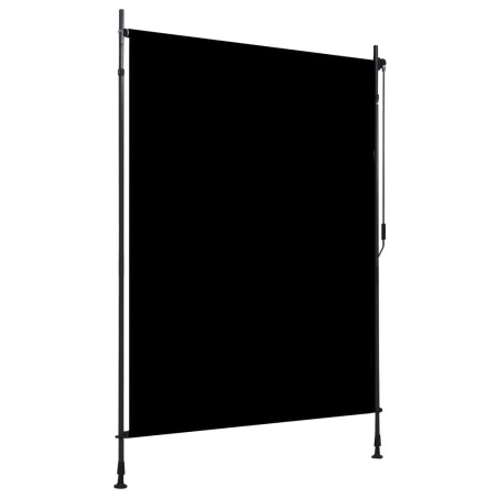 vidaXL Estor enrollable de exterior gris antracita 150x270 cm 