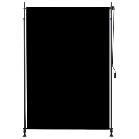 vidaXL Estor enrollable de exterior gris antracita 150x270 cm 