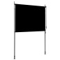 vidaXL Estor enrollable de exterior gris antracita 150x270 cm 