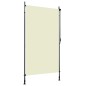 vidaXL Estor enrollable de exterior color crema 120x270 cm