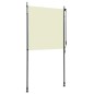 vidaXL Estor enrollable de exterior color crema 120x270 cm