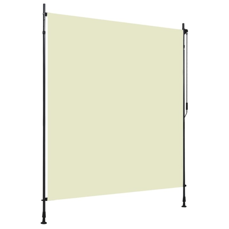 vidaXL Estor enrollable de exterior color crema 200x270 cm vidaXL Estor enrollable de exterior color crema 200x270 cm