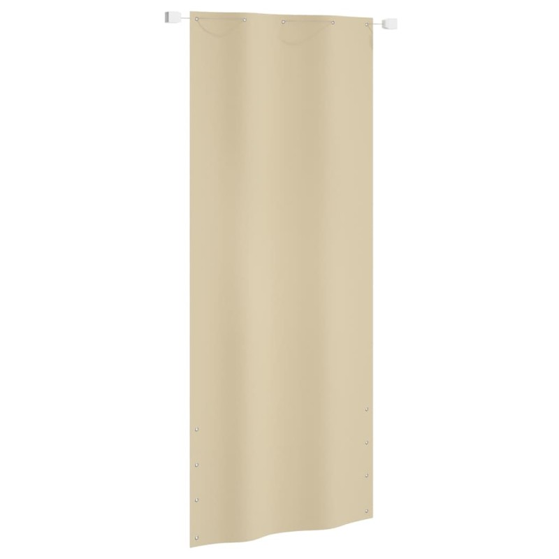 vidaXL Toldo pantalla para balcón de tela oxford beige 100x240 cm vidaXL Toldo pantalla para balcón de tela oxford beige 100x240 cm