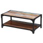 vidaXL Mesa de centro madera maciza reciclada vidaXL Mesa de centro madera maciza reciclada