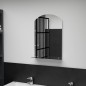 vidaXL Espejo de pared con estante de vidrio templado 40x60 cm vidaXL Espejo de pared con estante de vidrio templado 40x60 cm
