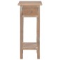 vidaXL Mesa auxiliar de madera marrón 27x27x65,5 cm vidaXL Mesa auxiliar de madera marrón 27x27x65,5 cm