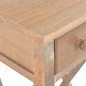 vidaXL Mesa auxiliar de madera marrón 27x27x65,5 cm vidaXL Mesa auxiliar de madera marrón 27x27x65,5 cm