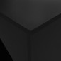 vidaXL Mesa alta de bar con armario negra 115x59x200 cm vidaXL Mesa alta de bar con armario negra 115x59x200 cm
