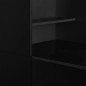 vidaXL Mesa alta de bar con armario negra 115x59x200 cm vidaXL Mesa alta de bar con armario negra 115x59x200 cm