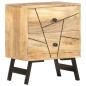 vidaXL Mesita de noche de madera maciza de mango 40x30x50 cm vidaXL Mesita de noche de madera maciza de mango 40x30x50 cm