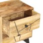 vidaXL Mesita de noche de madera maciza de mango 40x30x50 cm vidaXL Mesita de noche de madera maciza de mango 40x30x50 cm