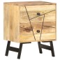 vidaXL Mesita de noche de madera maciza de mango 40x30x50 cm vidaXL Mesita de noche de madera maciza de mango 40x30x50 cm