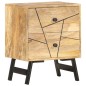 vidaXL Mesita de noche de madera maciza de mango 40x30x50 cm vidaXL Mesita de noche de madera maciza de mango 40x30x50 cm