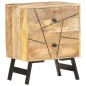 vidaXL Mesita de noche de madera maciza de mango 40x30x50 cm vidaXL Mesita de noche de madera maciza de mango 40x30x50 cm