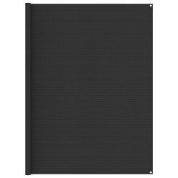 vidaXL Alfombra para tienda de campaña HDPE gris antracita 250x250cm