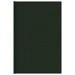 vidaXL Alfombra para tienda de campaña verde oscuro 400x600 cm