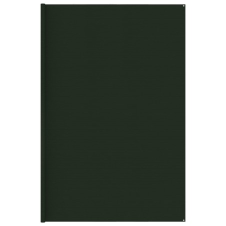 vidaXL Alfombra para tienda de campaña verde oscuro 400x600 cm