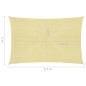 vidaXL Toldo de vela beige HDPE 160 g/m² 2x2,5 m vidaXL Toldo de vela beige HDPE 160 g/m² 2x2,5 m
