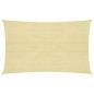 vidaXL Toldo de vela beige HDPE 160 g/m² 2x5 m vidaXL Toldo de vela beige HDPE 160 g/m² 2x5 m