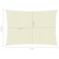vidaXL Toldo de vela crema HDPE 160 g/m² 2,5x3 m vidaXL Toldo de vela crema HDPE 160 g/m² 2,5x3 m