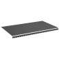 vidaXL Tela de repuesto para toldo gris antracita 6x3,5 m vidaXL Tela de repuesto para toldo gris antracita 6x3,5 m