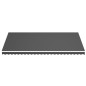vidaXL Tela de repuesto para toldo gris antracita 6x3,5 m vidaXL Tela de repuesto para toldo gris antracita 6x3,5 m