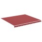 vidaXL Tela de repuesto para toldo rojo burdeos 4x3,5 m vidaXL Tela de repuesto para toldo rojo burdeos 4x3,5 m
