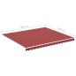 vidaXL Tela de repuesto para toldo rojo burdeos 4x3,5 m vidaXL Tela de repuesto para toldo rojo burdeos 4x3,5 m