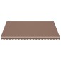 vidaXL Tela de repuesto para toldo marrón 4,5x3,5 m vidaXL Tela de repuesto para toldo marrón 4,5x3,5 m