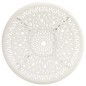 vidaXL Mesa de jardín aluminio fundido blanco 90x90x74 cm vidaXL Mesa de jardín aluminio fundido blanco 90x90x74 cm