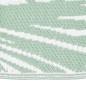vidaXL Alfombra de exterior PP verde 190x290 cm