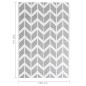 vidaXL Alfombra de exterior PP gris 190x290 cm vidaXL Alfombra de exterior PP gris 190x290 cm