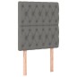 vidaXL Cama box spring con colchón tela gris oscuro 80x200 cm vidaXL Cama box spring con colchón tela gris oscuro 80x200 cm