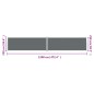 vidaXL Toldo lateral retráctil antracita 220x1200 cm vidaXL Toldo lateral retráctil antracita 220x1200 cm